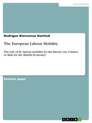 cover image of The European Labour Mobility